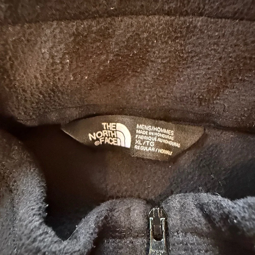 The North Face Mens Black TKA 100 Glacier 1/4 Zip‎ Fleece Pullover XL Regular